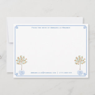 Classic Ginger Jar Stationery vom Schreibtisch Mitteilungskarte