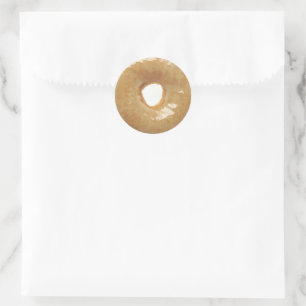 Classic Glazed Donut Novelty Stickers