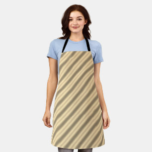 Classic Gold Diagonal Stripe All-over Print Schürz Schürze