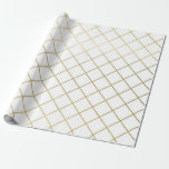 Classic Gold Geometric Abstrakt Pattern Wedding Wr Geschenkpapier<br><div class="desc">Hochzeitsgeschenk in einem Imitat goldene geometrische abstrakte Muster macht eine phantastische Präsentation. Ideal für Neuvermählte,  Brautpartys,  Polterabende,  neue Zuhause,  Verlobung-Duschen und vieles mehr.</div>