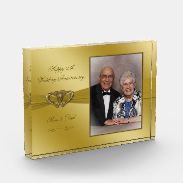 Classic Golden 50 Jahre Foto Akronylic Awar (Links)