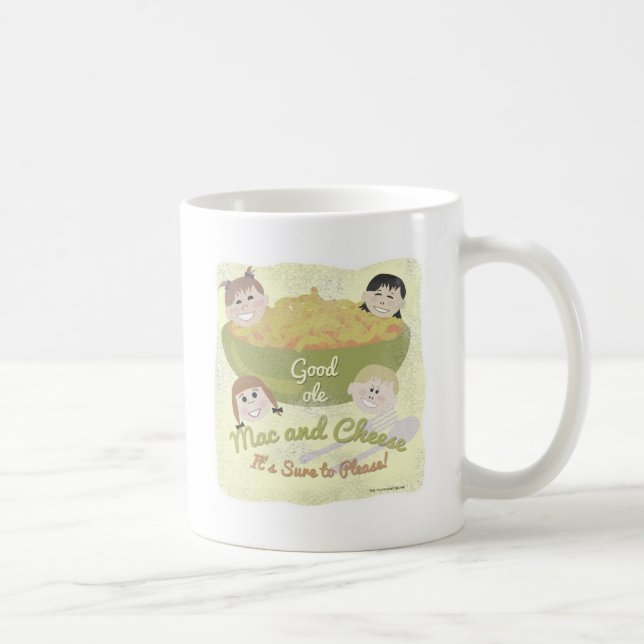 Classic Good Ole Mac Cartoon Slogan Kaffeetasse (Rechts)
