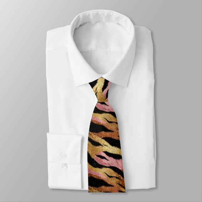 Classic Graduation Gifts For Him Tiger Skin Krawatte (Gebunden)