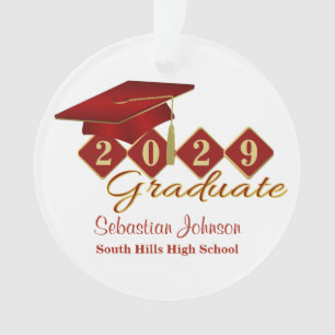 Classic Graduation Rouge et Or 20XX Photo