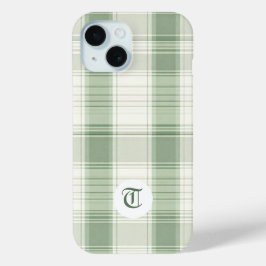 Classic Green Kariert Customizable Phone Case