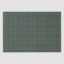 Classic Green Kariert | Rustikales Weihnachten Seidenpapier
