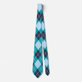 Classic Green White Black Pattern Neck Tie Krawatte