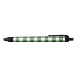 Classic Green White Buffalo Karo Kariertes Muster Kugelschreiber
