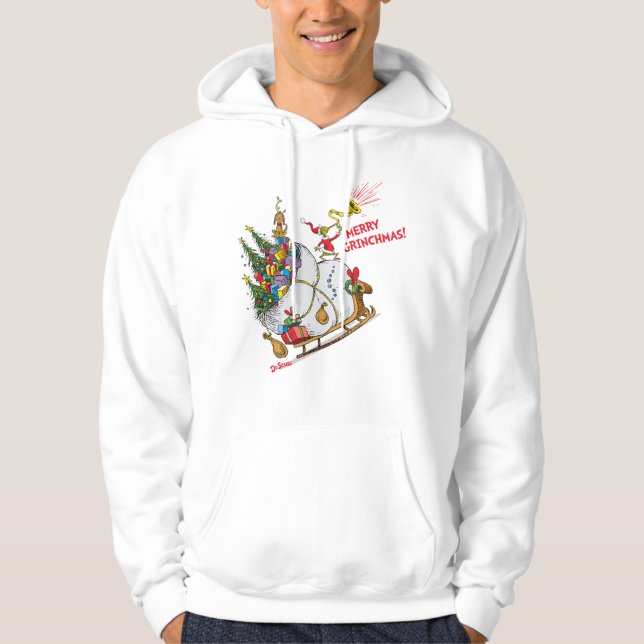 Classic Grinch | Frohe Grinchmas! Hoodie (Vorderseite)