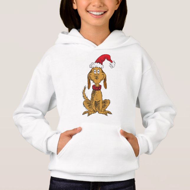 Classic Grinch | Max. Weihnachtsmannmütze Hoodie (Vorderseite)