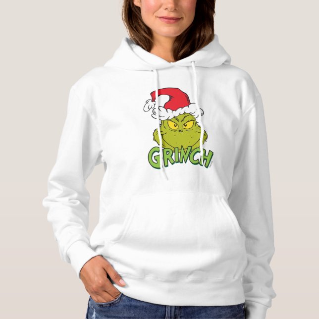 Classic Grinch | Naughty oder Nice Hoodie (Vorderseite)