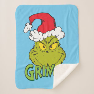 Classic Grinch Naughty oder Nice Sherpadecke