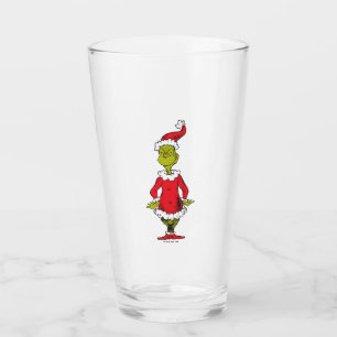 Classic Grinch   Santa Claus Glas