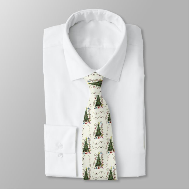 Classic Grinch | Weihnachtsbaum Krawatte (Gebunden)