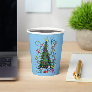 Classic Grinch Weihnachtsbaum Pappbecher
