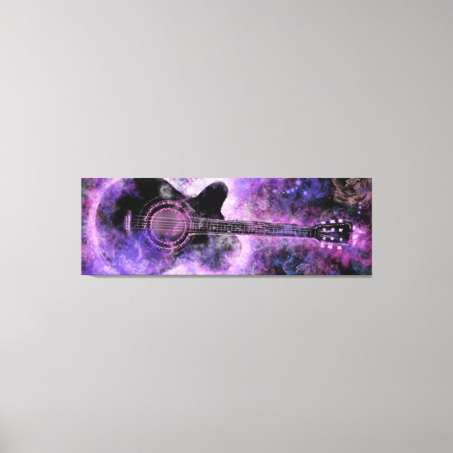 Classic Guitar Canvas Print Leinwanddruck (Vorderseite)