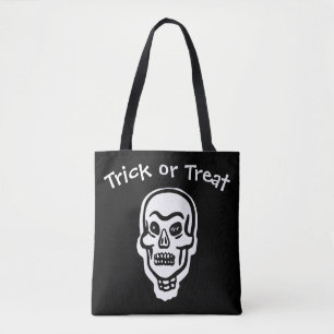 Classic Halloween Skull Dunkler Trick oder Behan Tasche