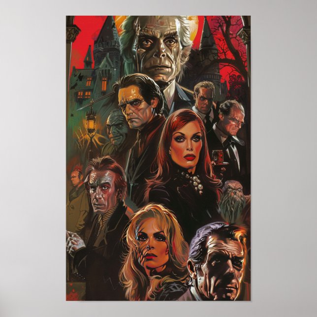 Classic Hammer Horror Films Movie Poster (Vorne)