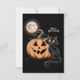 Classic Happy Halloween Grußkarte Nr. 1 Einladung