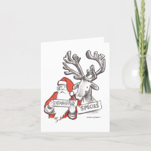 Classic Herblock Christmas Card Feiertagskarte