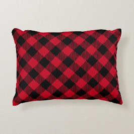 Classic Holiday Plaid – Cozy Christmas Pillow  Dekokissen