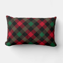 Classic Holiday Plaid – Cozy Christmas Pillow