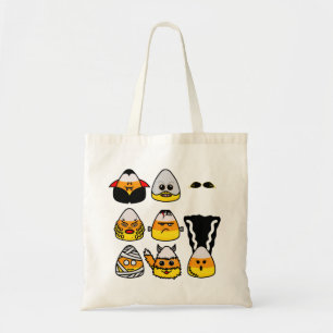 Classic Hollywood Monsters Candy Corn Tote Bag Tragetasche