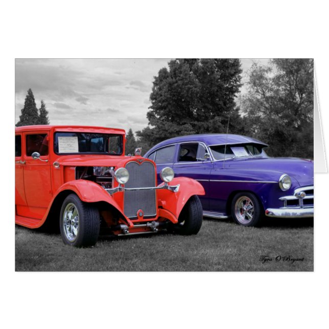 Classic Hotrod Cars (Vorderseite (Horizontal))