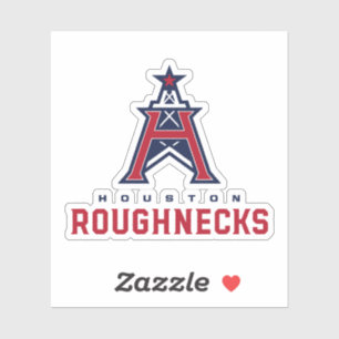 Classic Houston Roughnecks Merch Aufkleber