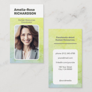 Classic Job Seeker Klasse Minimalistisch Ombre Gre Visitenkarte