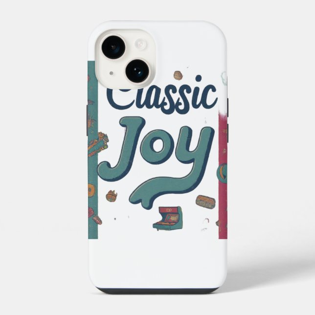 Classic Joy iPhone 14 Hülle (Rückseite)