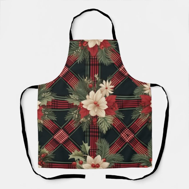 Classic Kariert Kitchen Schürze (Vorderseite)
