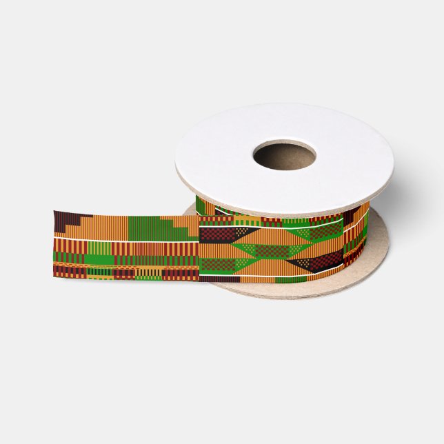 Classic Kente 1,5 Zoll Satinband (Spule)