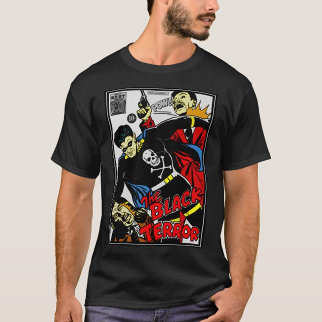 Classic Le T-shirt de la terreur noire (Devant)
