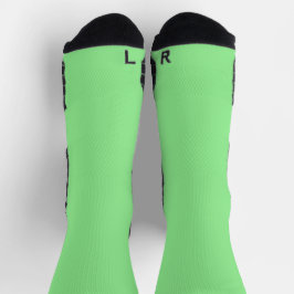 Classic Light Green Socks Soft Sleek und stilvoll Socken