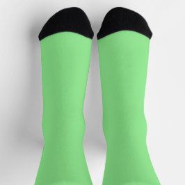 Classic Light Green Socks Soft Sleek und stilvoll Socken