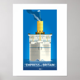 CLASSIC LINER SERIES - SS Kaiserin von Großbritann Poster