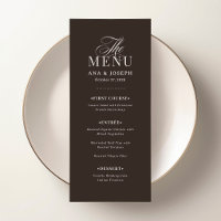 Classic Luxe | Espresso Braune Hochzeit