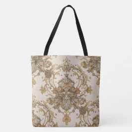 Classic, Luxury Ornament, Gold Beigi Grey Tasche