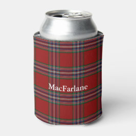 Classic MacFarlane Tartan Karierte Flasche Cooler Dosenkühler