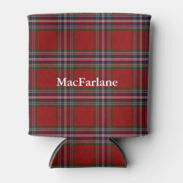 Classic MacFarlane Tartan Karierte Flasche Cooler Dosenkühler
