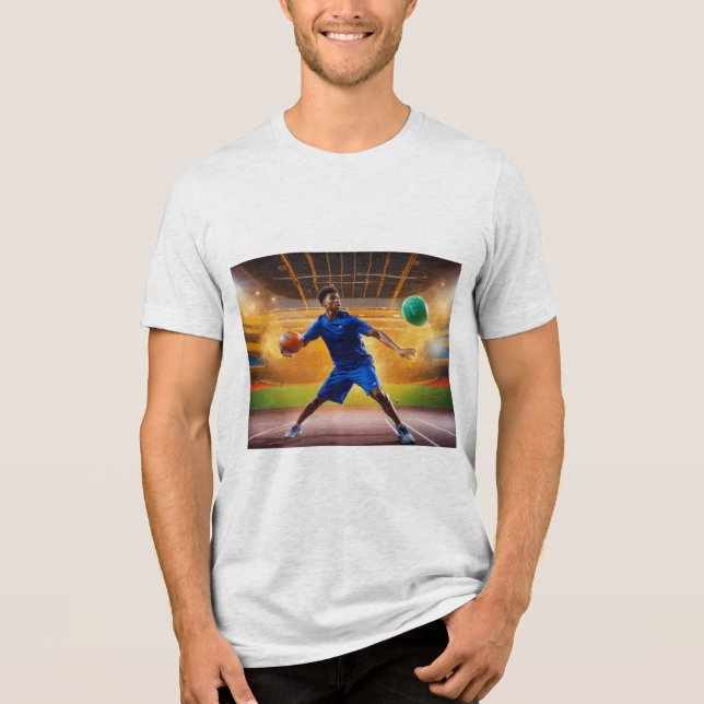 "Classic Men's Cotton T - Shirt" "Bold Graphic T-S Tri-Blend Shirt (Vorderseite)