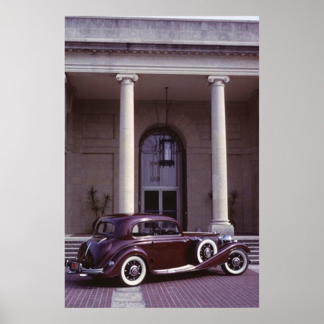 Classic Mercedes Benz 540K Coupe Poster (Vorne)