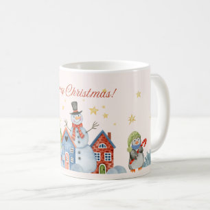 Classic Merry Christmas Red Tasse