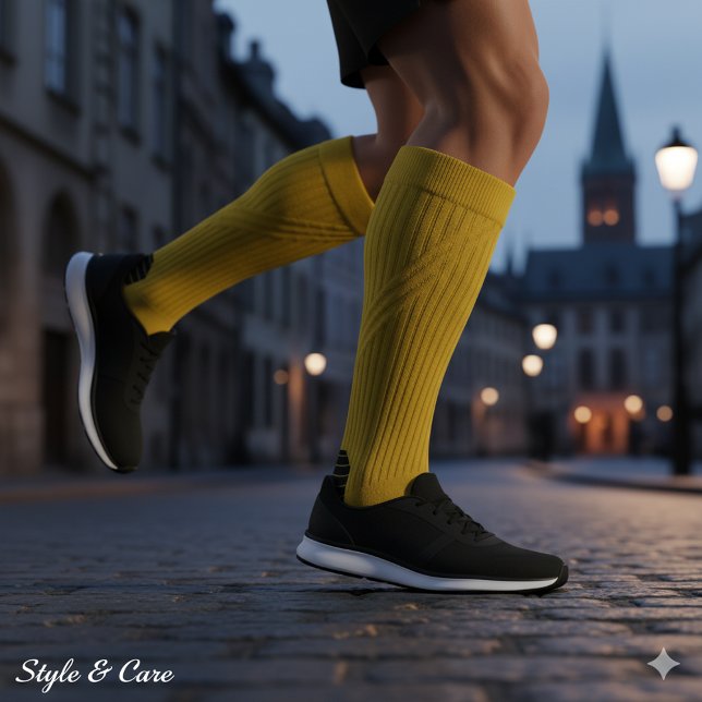 Classic Metallic Gold Socks Soft Sleek und stilvol Socken (Classic Metallic Gold Socks Soft Sleek and Stylish)