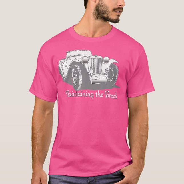 Classic Mg TC Roadster T-Shirt (Vorderseite)