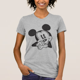 Classic Mickey Mouse | Niedliches Portrait T-Shirt