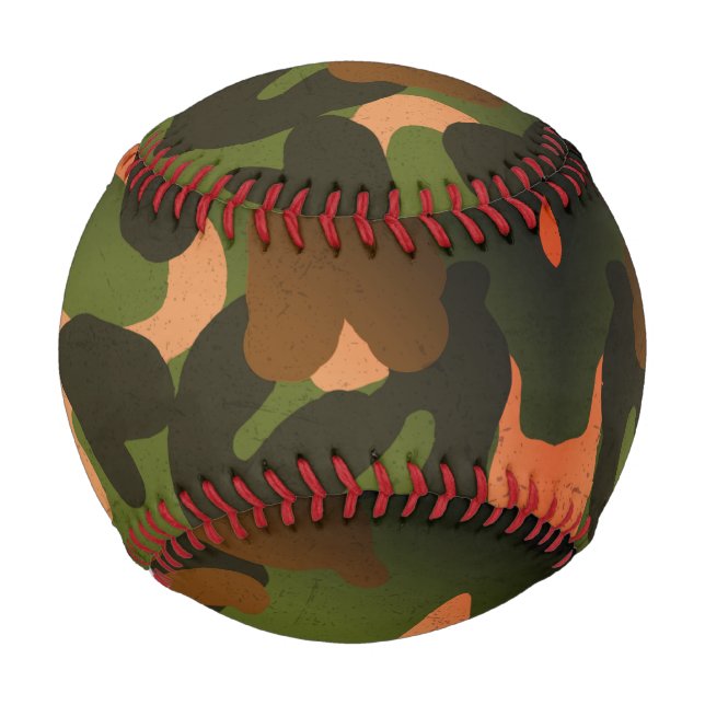 Classic Military Camo Pattern Baseball (Vorderseite)