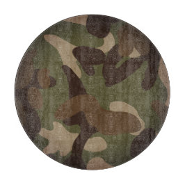 Classic Military Camouflage Pattern Schneidebrett