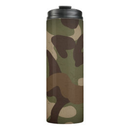 Classic Military Camouflage Pattern Thermosbecher